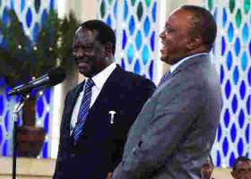 Raila Not Out to Wreck Jubilee Party, President Kenyatta Says