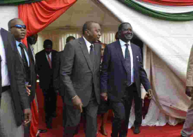 Uhuru, Raila Cancel Mt. Kenya Tour After Intelligence Points Out to Hostile Welcome