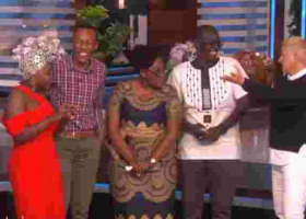 Reunited Kenyan Family Wins $50,000 on US Comedian Ellen Degeneres TV Show [VIDEO]