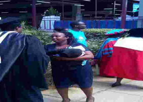 Mother 'Graduates' on Behalf of His Son who Died Four Days Before His Graduation at Daystar University