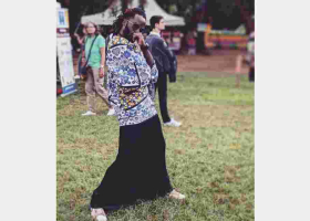 Lupita's Younger Brother Junior Nyong'o Steps Out Wearing a Dress