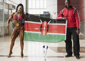 Kenya’s Evelyn Owala Wins Africa’s Bodybuilding Title