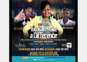 Global Voice of the Voiceless Invites You to their 2nd Annual Gala on Sep 14th in Baltimore - Purchase Advance Tickets Today