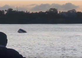 [VIDEO] Car Slides Off Ferry in Mombasa, Sinks into the Indian Ocean 