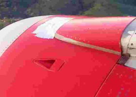 Kenya Airways Speaks Out After Photo of Its Plane Fitted with ‘Sellotape’ Goes Viral