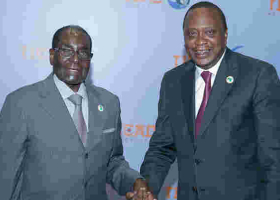 Uhuru Orders Kenyan Flag Hoisted at Half-Mast in Honor of Robert Mugabe 