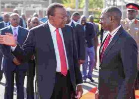 DP William Ruto Rubbishes Reports of Uhuru’s JKIA Drama 