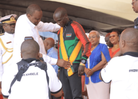 Uhuru Honors Marathon Great Eliud Kipchoge with  Order of the Golden Heart Award