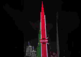 Kenyans Thrilled as Kenyan Flag is Projected on the Iconic Burj Khalifa Tower in Dubai
