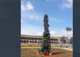 Kenyans Online Bash KAA over ‘Embarrassing’ Christmas Tree at JKIA