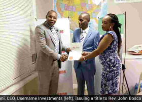 Username Delivers Title Deeds for the Ngong Project, Including to Clients in the Diaspora