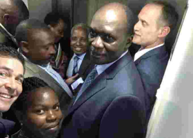 US Ambassador Kyle McCarter Gets Stuck in the Elevator in Nairobi, Kenyans React