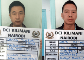 Chinese National Caught on Viral Video Caning Kenyan Man Arrested