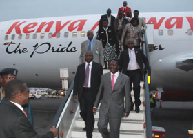 Raila Leaves for the US to Attend the National Prayer Breakfast
