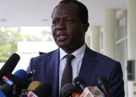 Jubilee Secretary General and CS without Portfolio Raphael Tuju Involved in a Road Accident