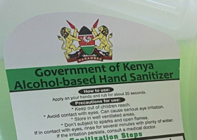 Gov’t Begins Distributing Free Hand Sanitizers to Kenyans in War Against Covid-19