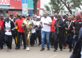 Beyond Zero Half Marathon: Uhuru Runs 2.6-Kilometer Race