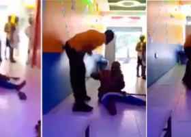 Uproar as Kenyan Hotelman is Filmed Whipping Disabled Woman [VIDEO]