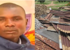 Heartless Kenyan Landlady Removes Tenant’s House Roof over Sh500 Rent Arrear