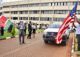 US Donates 10 Pickup Trucks to Kenya's DCI and EACC to Combat corruption and Drug Trafficking