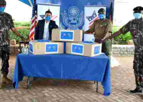 US Donates 40,000 Facemasks to Kenyan Border Police 