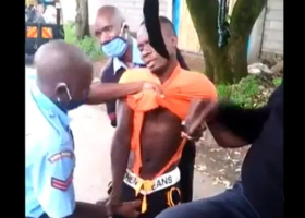 Outrage as Policeman is Filmed Grabbing, Squeezing Kenyan Man’s Genitals During Arrest
