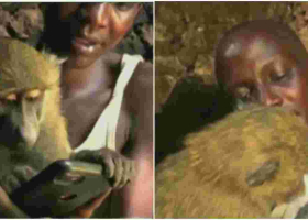 Kenyan Man Dumped by Wife and Children After Adopting Baboon