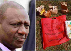 Ruto Disowns Contaminated Relief Food After Kikuyu Residents Develop Stomach Complications