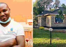 After Growing Up in Poverty, Kenyan Man Gifts Mum New House on Her 55th Birthday