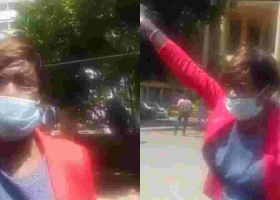 Woman Claiming to be CJ David Maraga's Baby Mama Causes Drama Outside Nairobi Court [VIDEO]