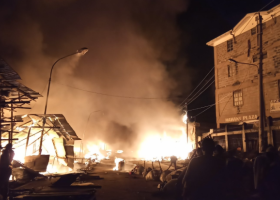 Property Worth Millions Detroyed After Dawn Inferno Guts Down Gikomba Market in Nairobi