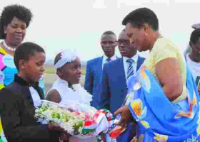 Burundi First Lady Denise Nkurunziza Leaves Kenyan Hospital After Husband's Death 