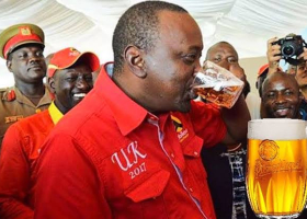 Uhuru Names His Favorite Kenyan-Made Beer Brand