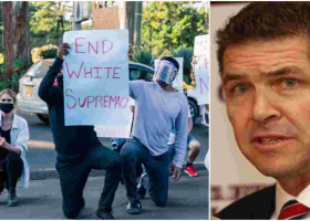 Ambassador Kyle McCarter Speaks After Protests Outside US Embassy in Nairobi 