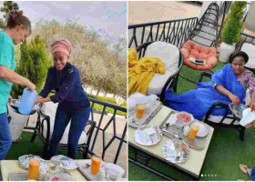 She is Not My House Help, Atwoli Says on ‘Mzungu’ Woman Pictured Serving His Youngest Wife