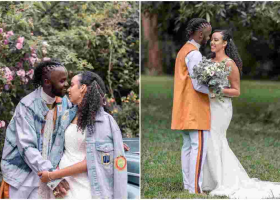 Lupita Nyongo’s Brother, Junior Nyong'o, Weds Long-Time Australian-Born Girlfriend Wanja Wahoro