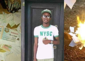 Frustrated Nigerian Man Burns All His Academic Certificates Due to Unemployment