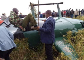 Narok Governor Samwel Ole Tunai Survives Helicopter Crash 