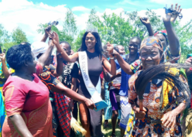 Miss Black Wisconsin: US Beauty Queen Keerah Carter Visits Kenya to Support Widows 