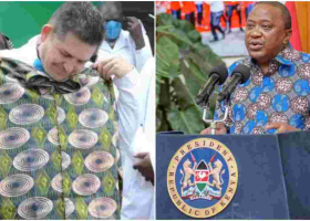 US Ambassador Kyle McCarter Moves to 'Out-Dress' Uhuru, Buys Kenyan-Made Shirts 