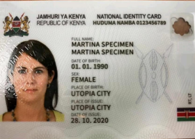 Gov't Releases Sample of Huduma Namba Card But Kenyans are Not Happy 