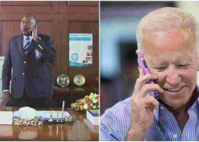 US President-Elect Joe Biden Holds Phone Conversation with Kenya President Uhuru Kenyatta 
