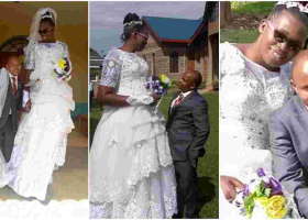 Kenyan Couple with Huge Difference in Height Speaks Out After Viral Wedding Photos
