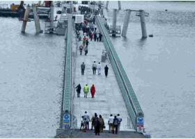 Sh1.9 Billion Likoni Floating Bridge Officially Opens to the Public 