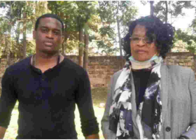 US-Based Kenyan Woman Claiming to be Simeon Nyachae's Wife Emerges with Her Two Sons 