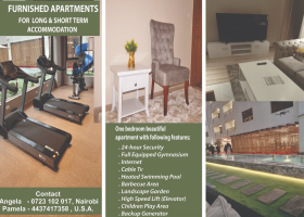 Furnished and Luxurious Apartment available for Long and Short-Term Accommodation in Kileleshwa, Nairobi