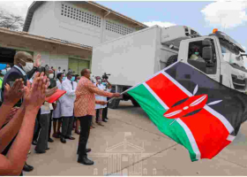 Uhuru Warns Kenyans Against Peddling Lies on COVID-19 Vaccination
