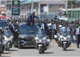 Security Lapse: Man Drives into State House After Following Uhuru's Motorcade 