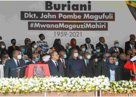 President Uhuru Attends Magufuli’s State Funeral in Tanzania 