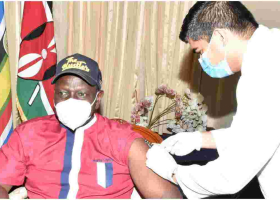 Ruto Vaccinated with Russian-Made Sputnik V COVID-19 Vaccine Amid Controversy 